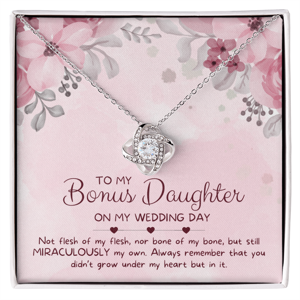 Stepdaughter Wedding Gift | In My Heart Necklace 0554T8