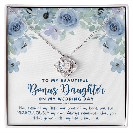Stepdaughter Wedding Gift | In My Heart Necklace 0554T4