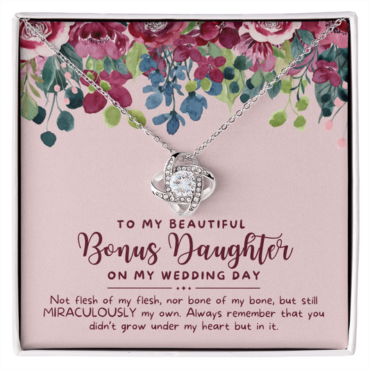 Stepdaughter Wedding Gift | In My Heart Necklace 0554T1