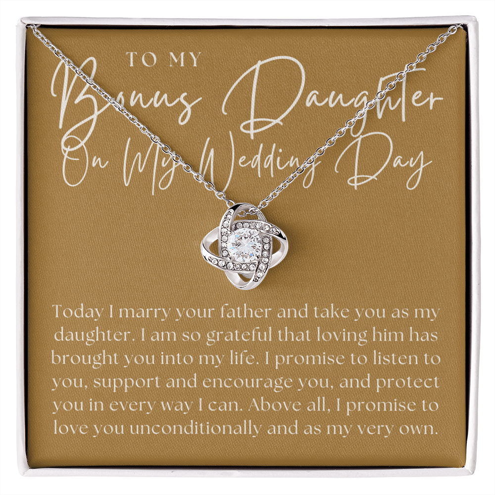 Stepdaughter Wedding Gift | Promise Necklace 0551T7