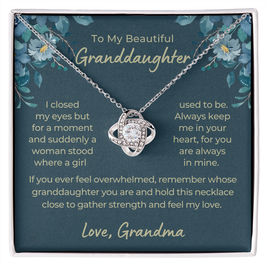Granddaughter Gift | In My Heart Necklace 0544T13