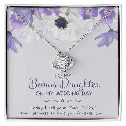 Stepdaughter Wedding Gift | Forever Necklace 0552T6