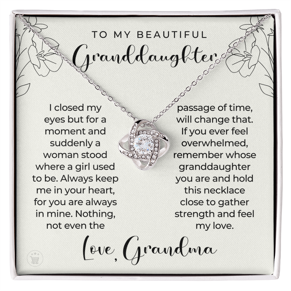 Granddaughter Gift | In My Heart Necklace 0544T10