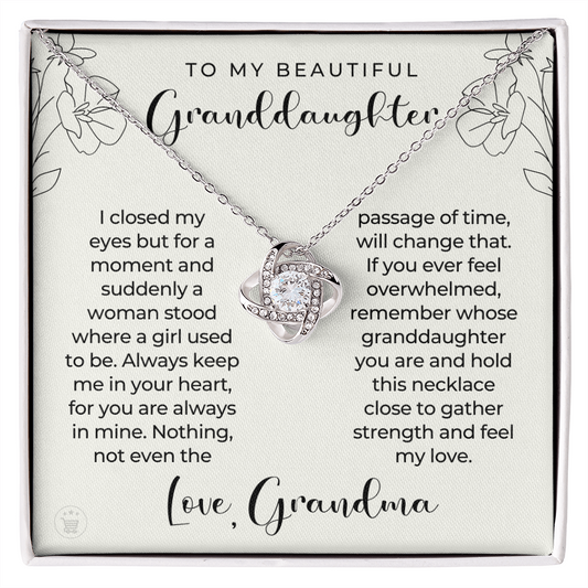 Granddaughter Gift | In My Heart Necklace 0544T10