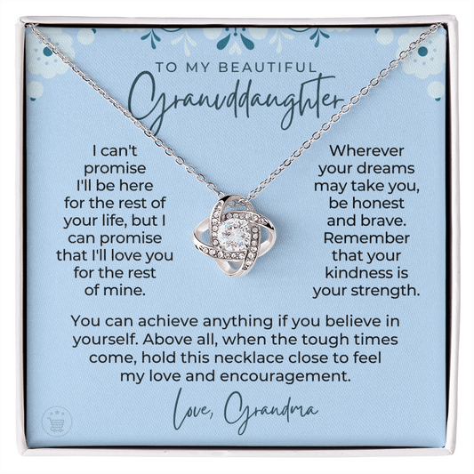 Granddaughter Gift | My Promise Necklace 0546T12