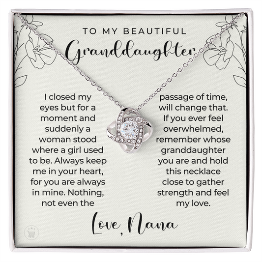 Granddaughter Gift | In My Heart Necklace 0545T10