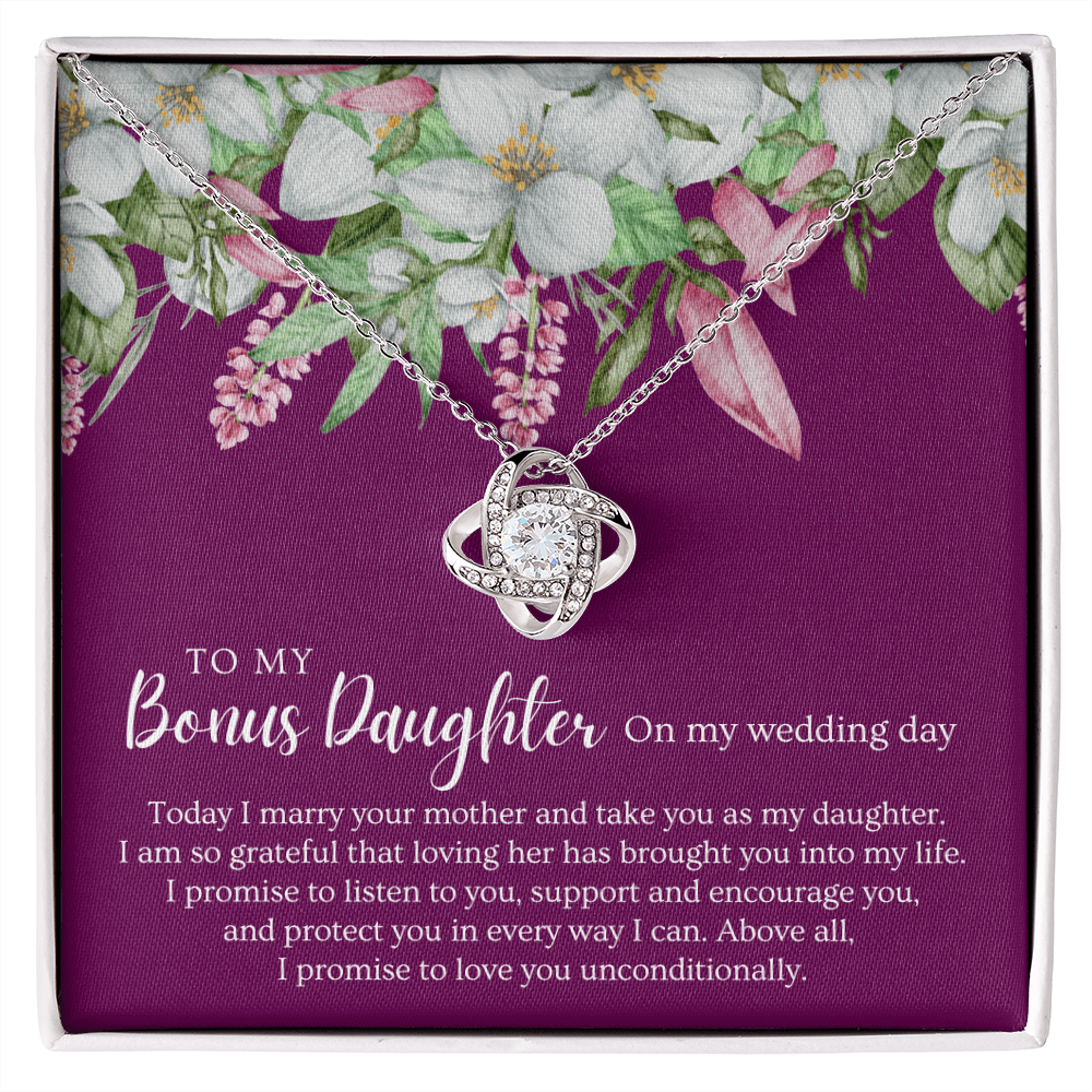 Stepdaughter Wedding Gift t | Promise Necklace 0550T2