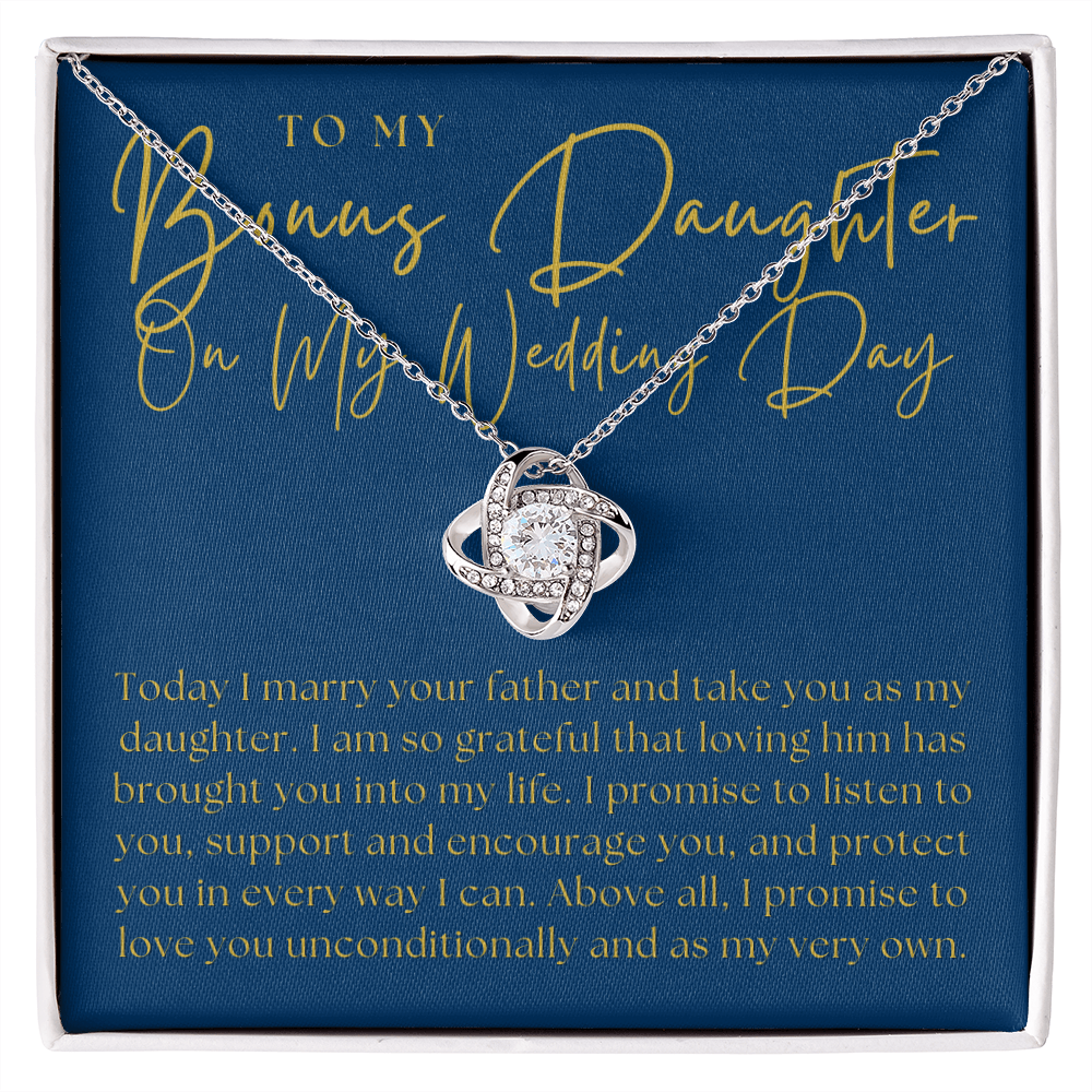 Stepdaughter Wedding Gift | Promise Necklace 0551T6