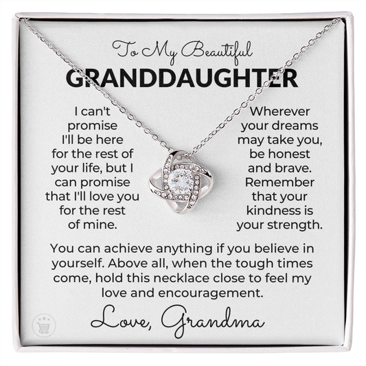 Granddaughter Gift | My Promise Necklace 0546T3