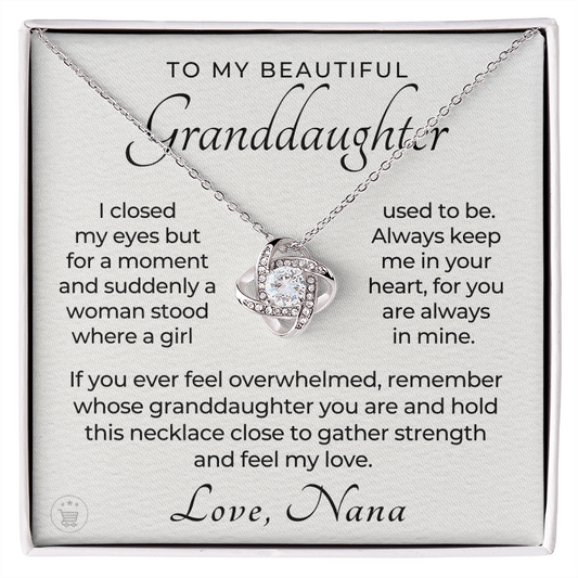 Granddaughter Gift | In My Heart Necklace 0545T8