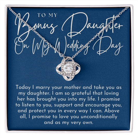 Stepdaughter Wedding Gift | Promise Necklace 0550T5