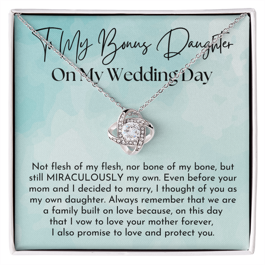 Stepdaughter Wedding Gift | On This Day Necklace 0555T7