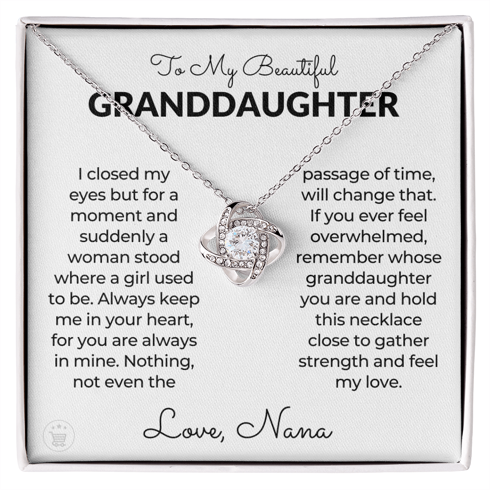 Granddaughter Gift | In My Heart Necklace 0545T3