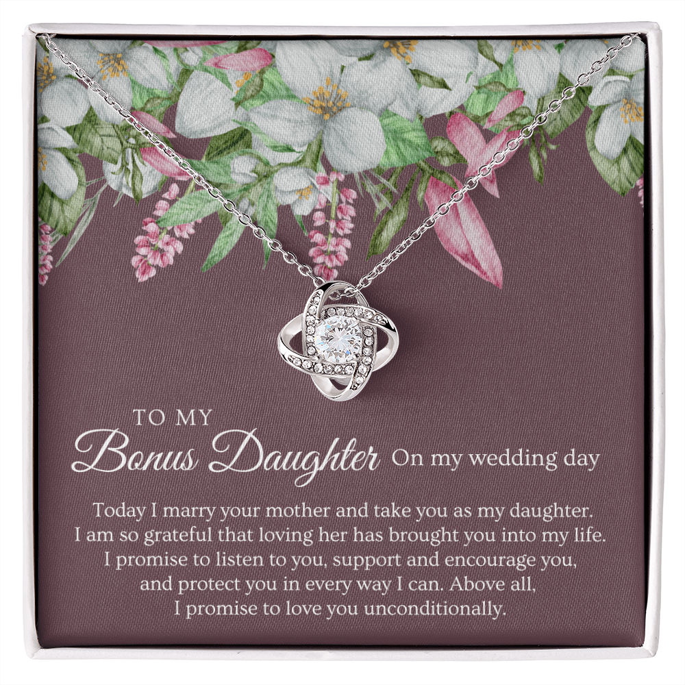 Stepdaughter Wedding Gift  | Promise Necklace 0550T3