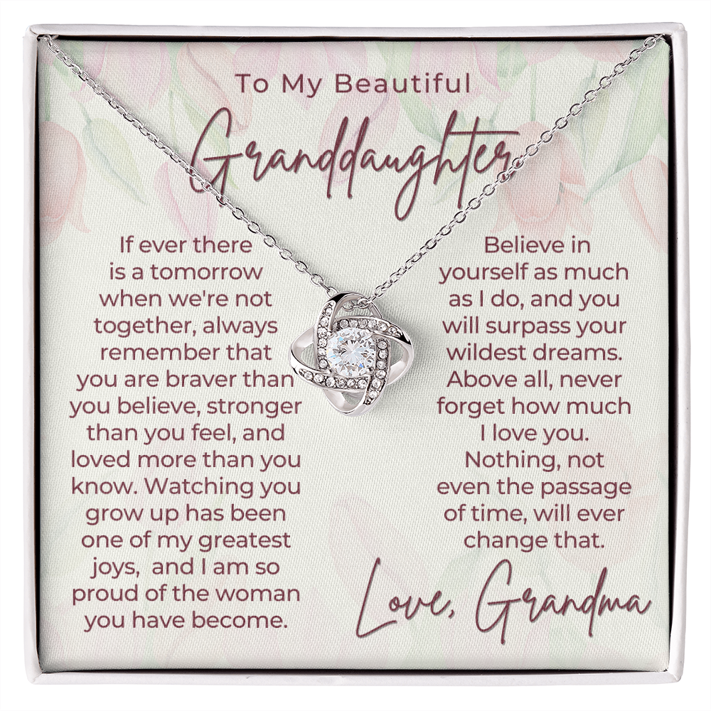 Granddaughter Gift | Believe Necklace 0547T10