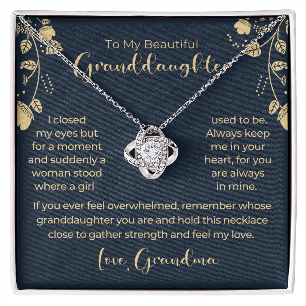 Granddaughter Gift | In My Heart Necklace 0544T14