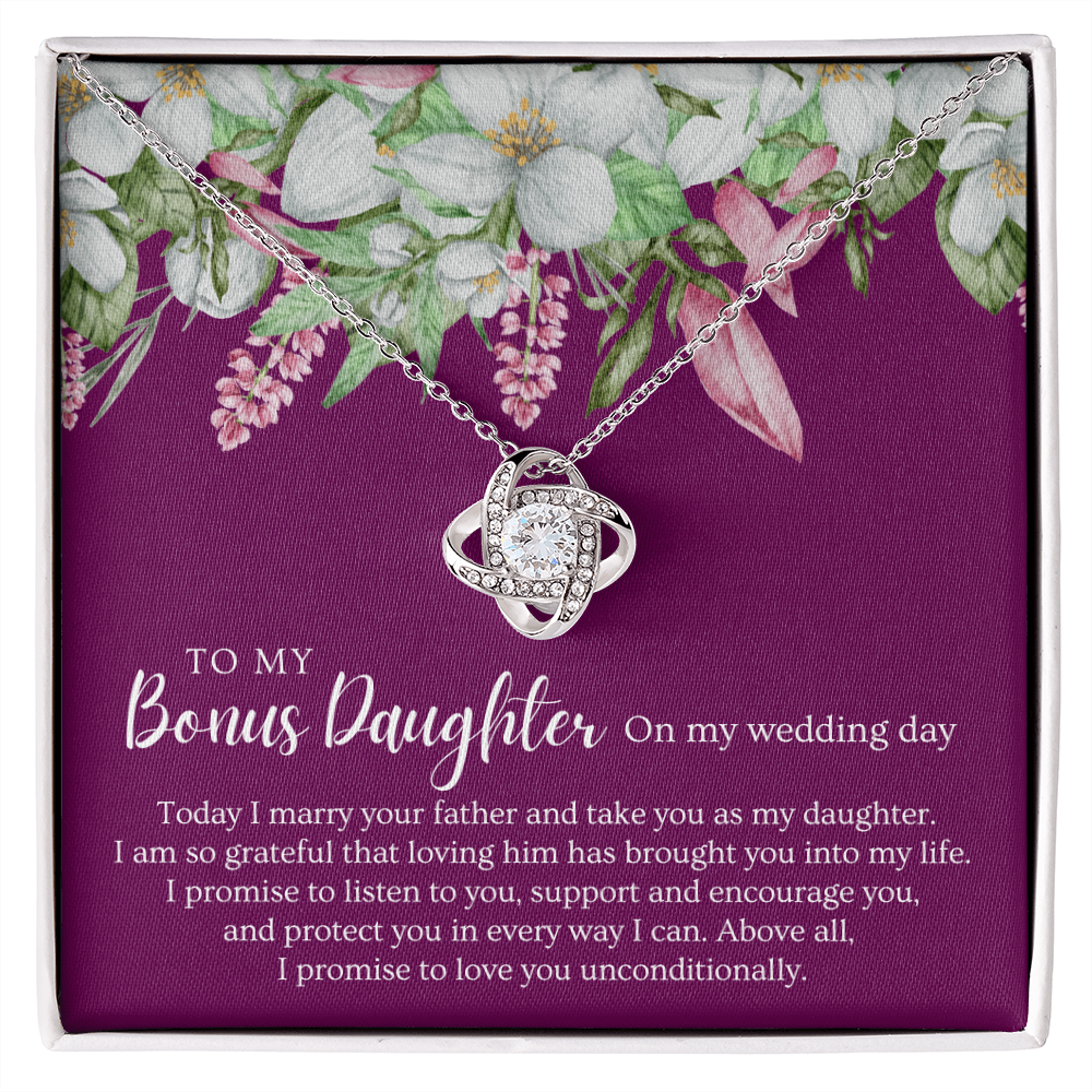 Stepdaughter Wedding Gift | Promise Necklace 0551T2