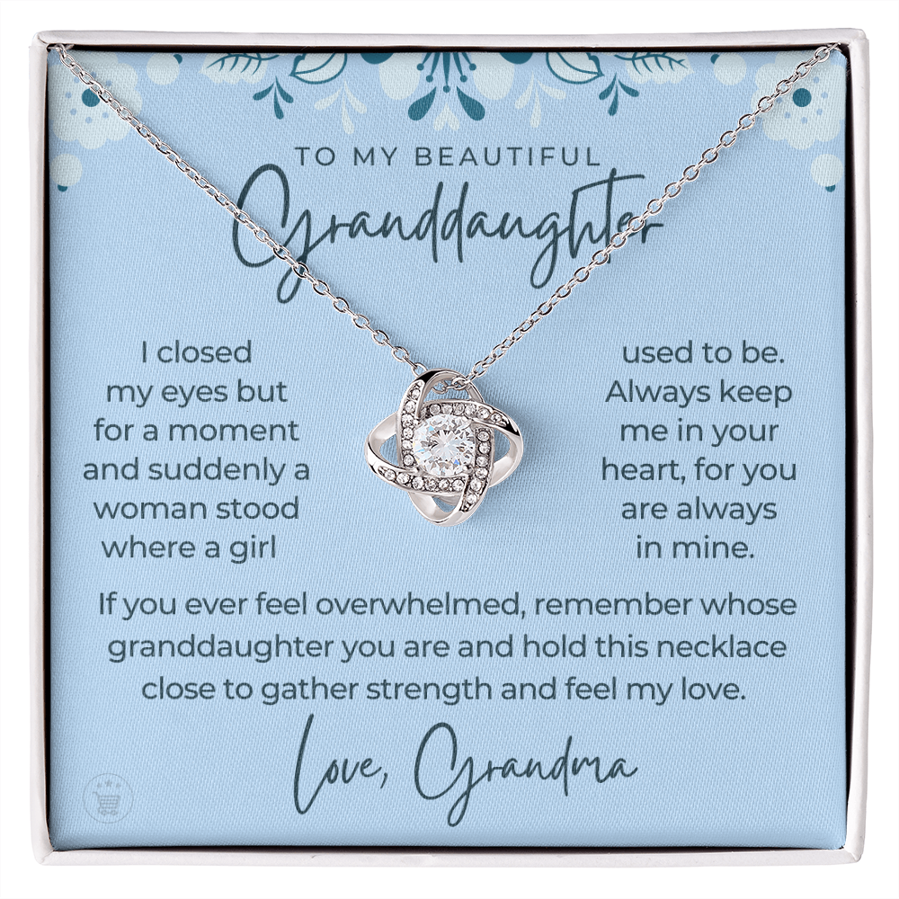 Granddaughter Gift | In My Heart Necklace 0544T12