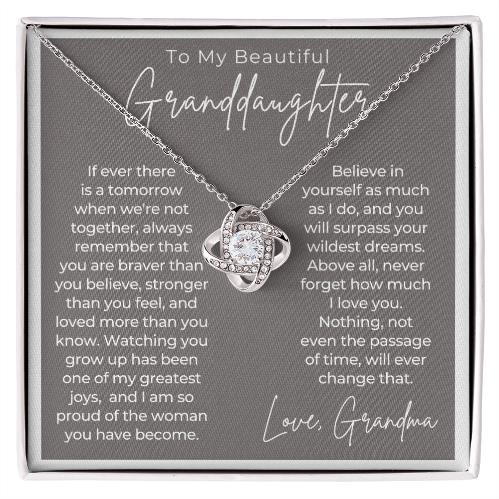 Granddaughter Gift | Believe Necklace 0547T5