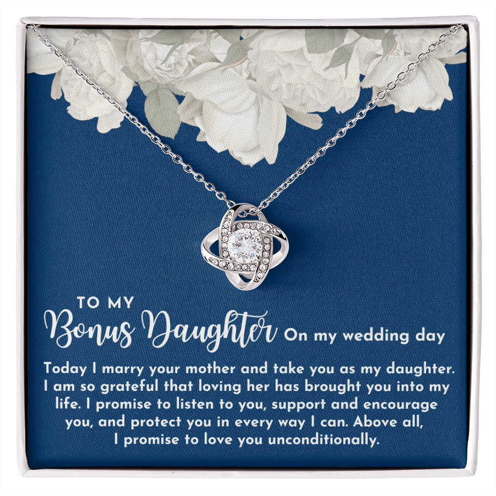 Stepdaughter Wedding Gift | Promise Necklace 0550T4