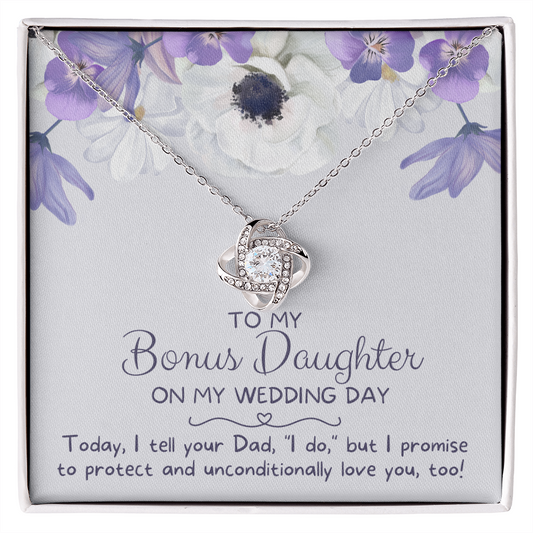 Stepdaughter Wedding Gift | Promise Necklace 0557T6