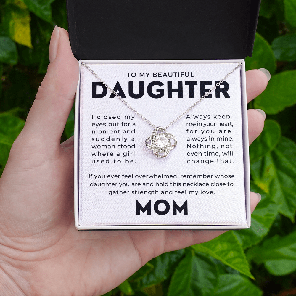 Daughter Gift From Mom | Keep Me Necklace 0580T9