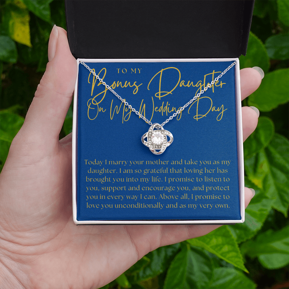 Stepdaughter Wedding Gift | Promise Necklace 0550T6