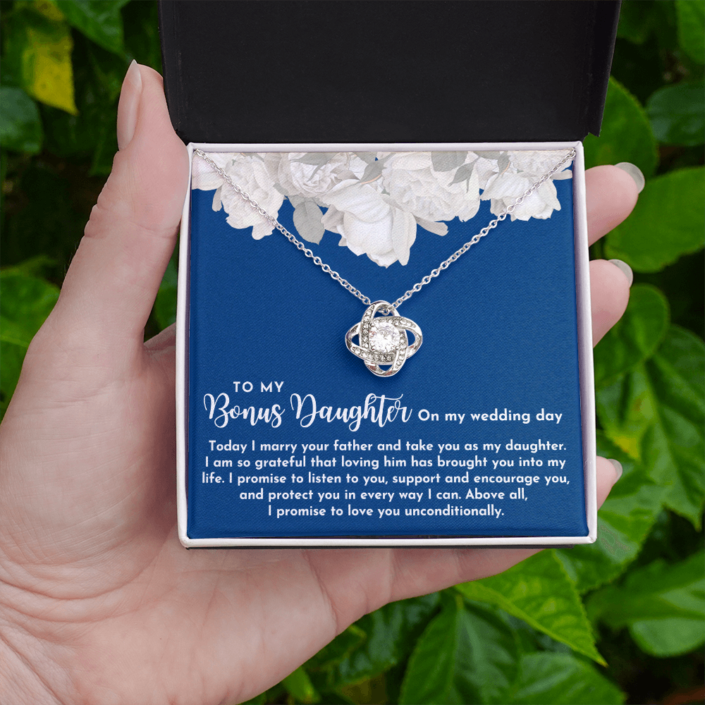 Stepdaughter Wedding Gift | Promise Necklace 0551T4