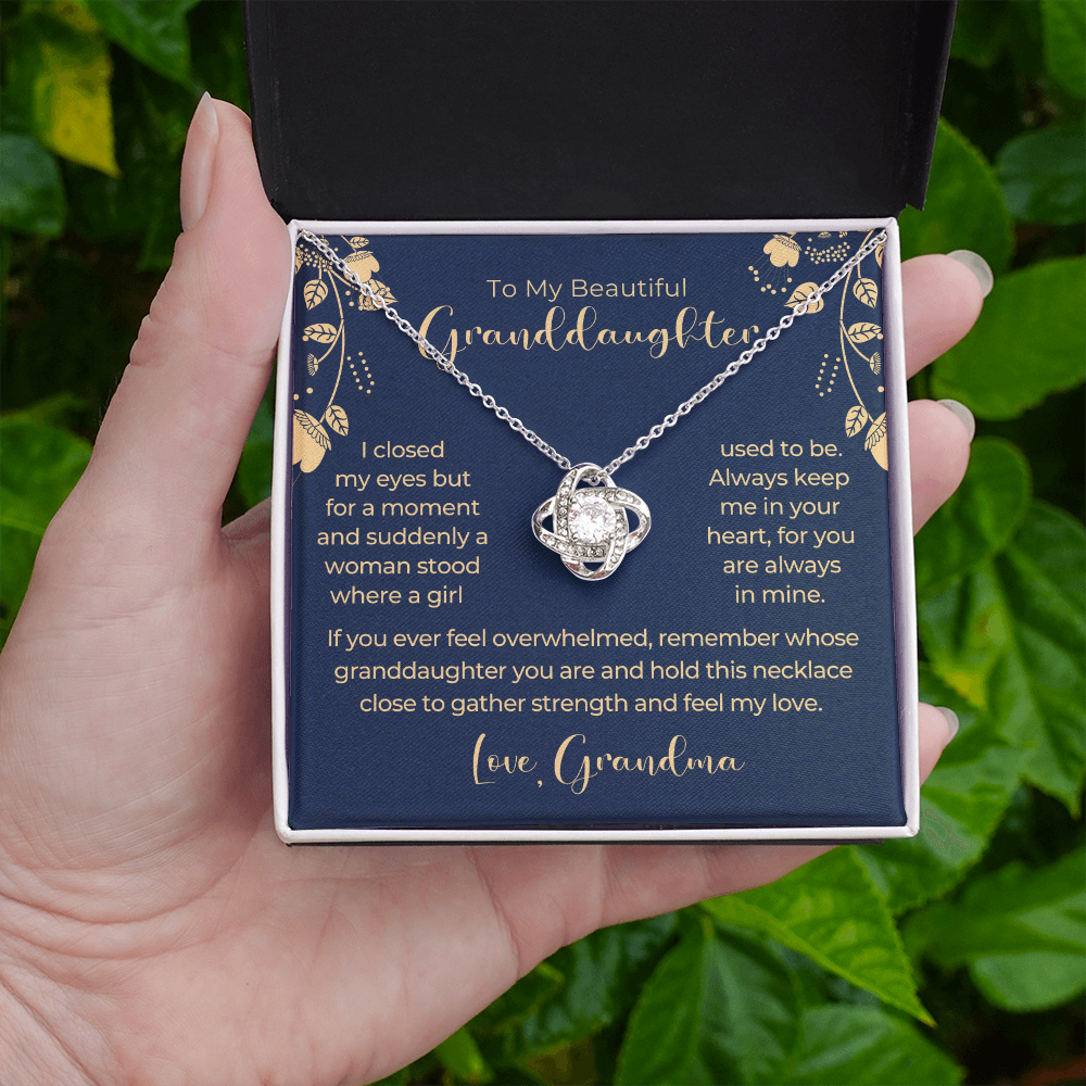 Granddaughter Gift | In My Heart Necklace 0544T14