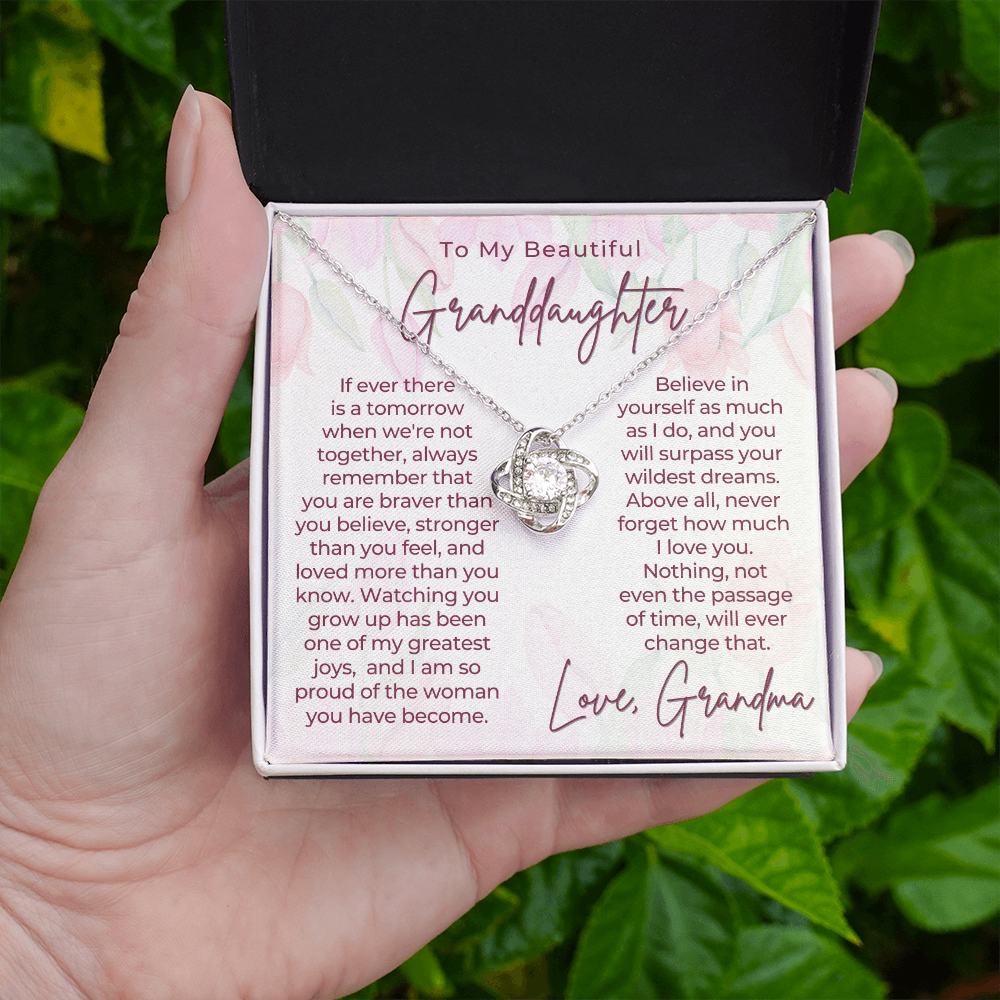 Granddaughter Gift | Believe Necklace 0547T10