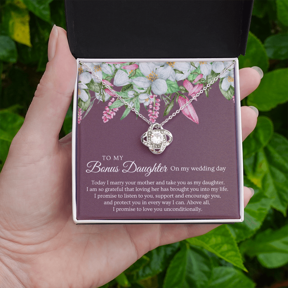 Stepdaughter Wedding Gift  | Promise Necklace 0550T3