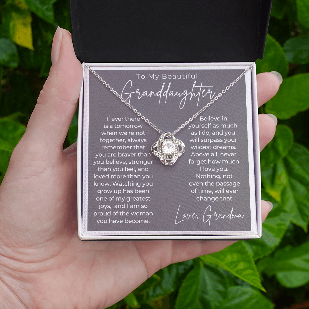 Granddaughter Gift | Believe Necklace 0547T5