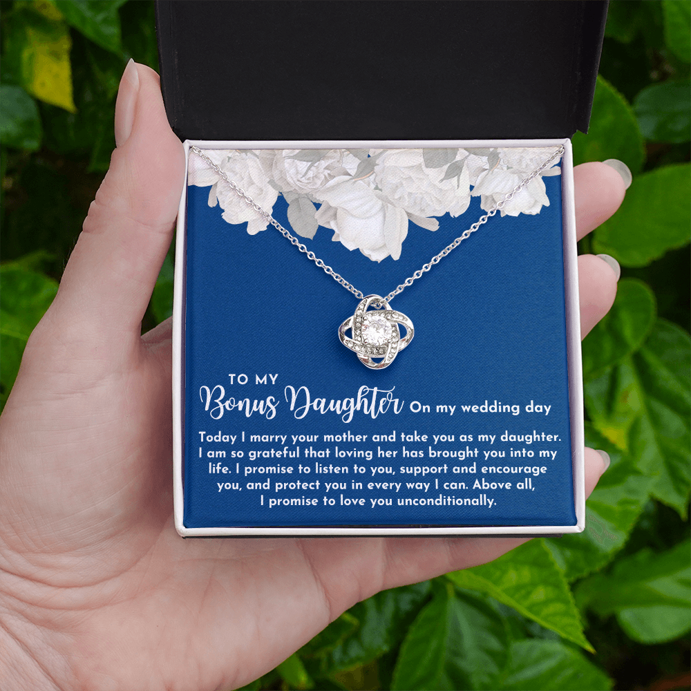 Stepdaughter Wedding Gift | Promise Necklace 0550T4