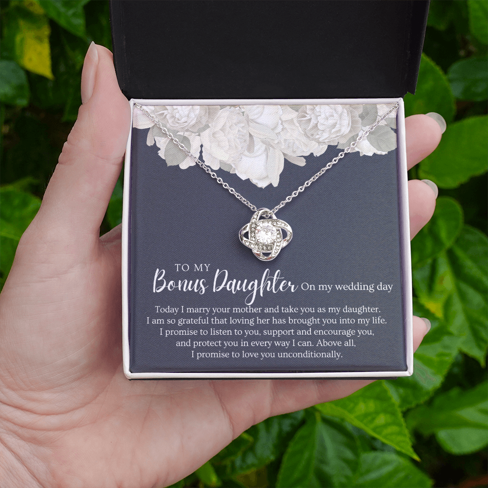 Stepdaughter Wedding Gift | Promise Necklace 0550T1