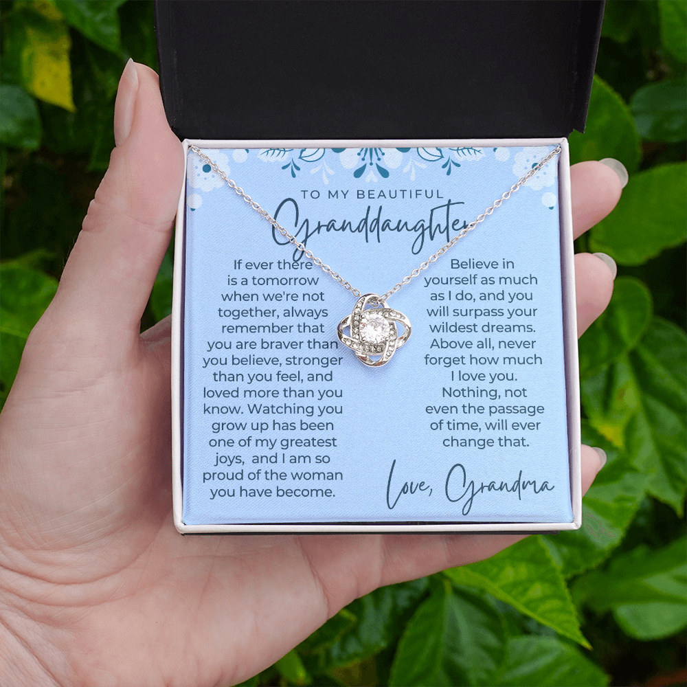 Granddaughter Gift | Believe Necklace 0547T12