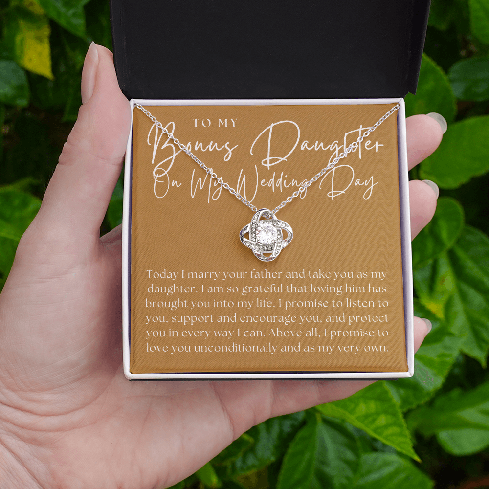 Stepdaughter Wedding Gift | Promise Necklace 0551T7