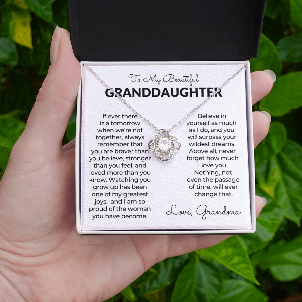 Granddaughter Gift | Believe Necklace 0547T3