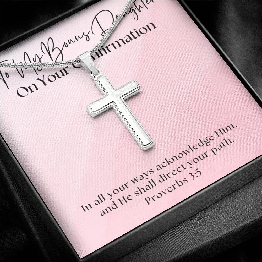 Confirmation Gift For Girl | Your Path Cross Necklace 0816SSCN