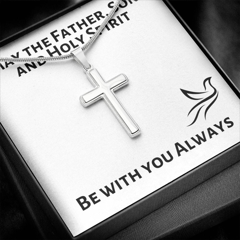 Christian Gift For Her | Cross Necklace 0825T1SSCN