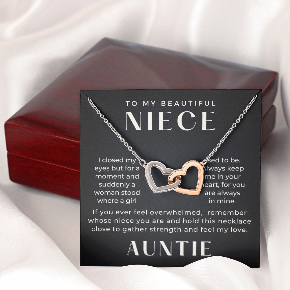 Niece Gift From Aunt | In My Heart Necklace 0631T8