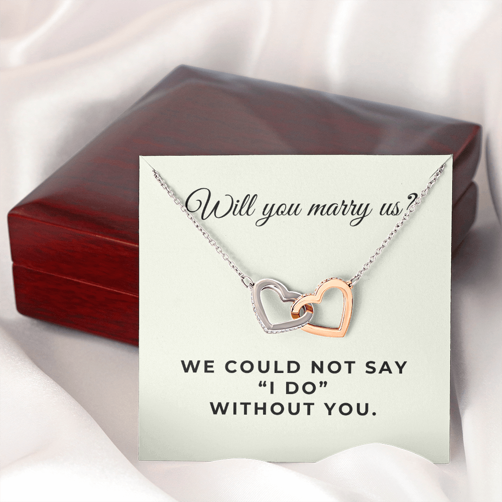 Officiant Proposal Gift | Marry Us Necklace 0589T7