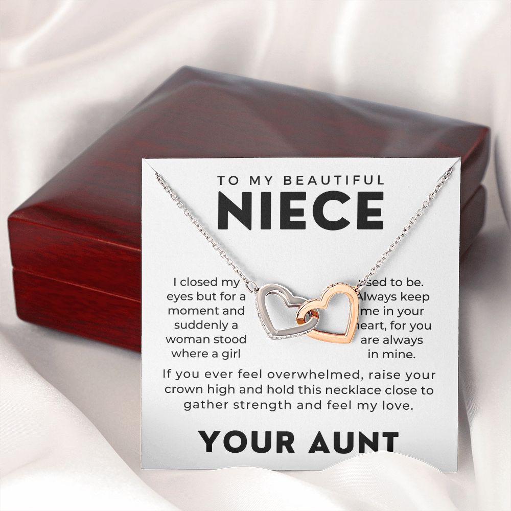 Niece Gift From Aunt | In My Heart Necklace 0632T9