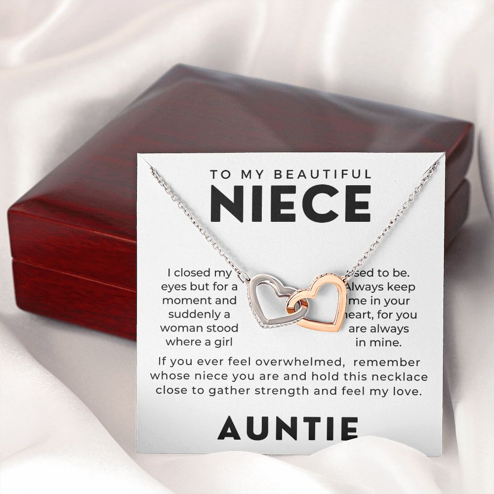 Niece Gift From Aunt | In My Heart Necklace 0631T9