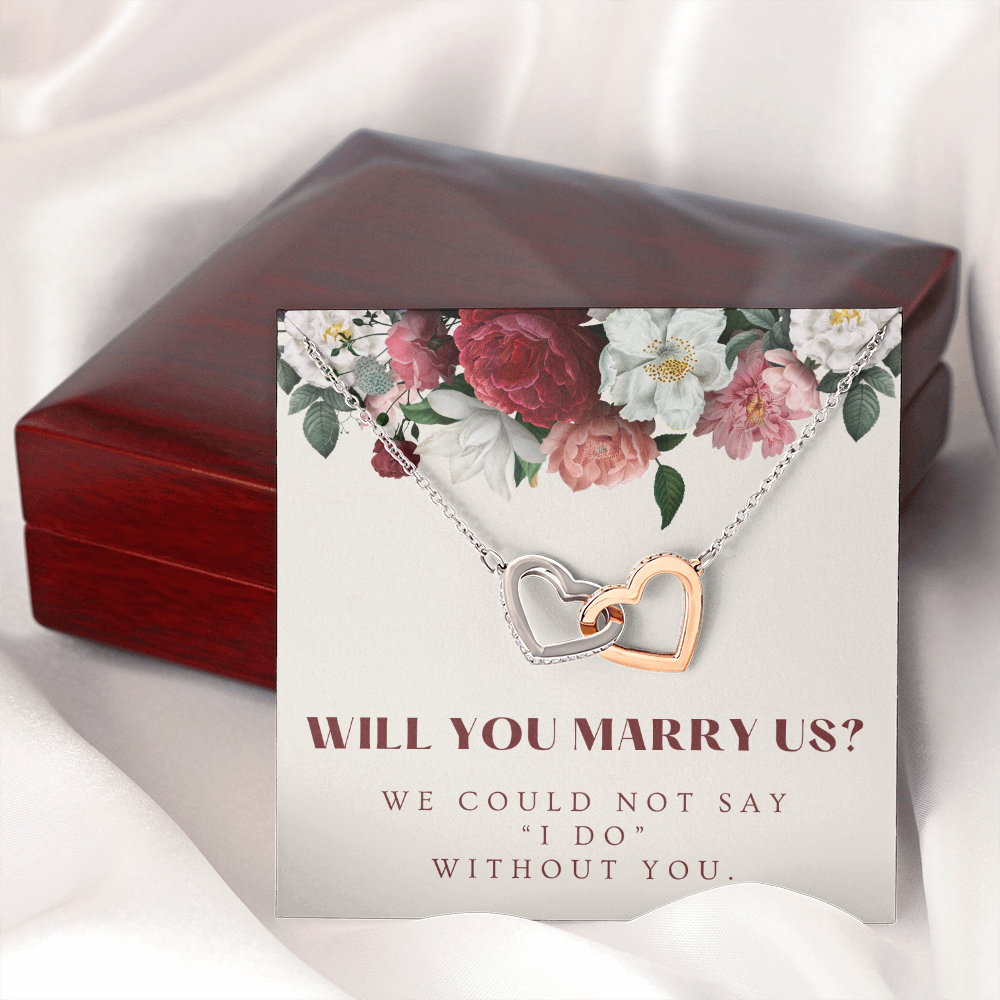 Officiant Proposal Gift | Marry Us Necklace 0589T5