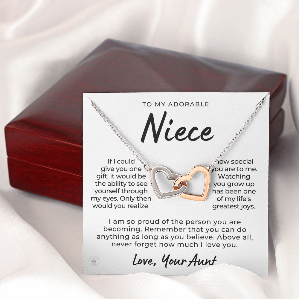 Niece Gift From Aunt | My Love Necklace 0628T1