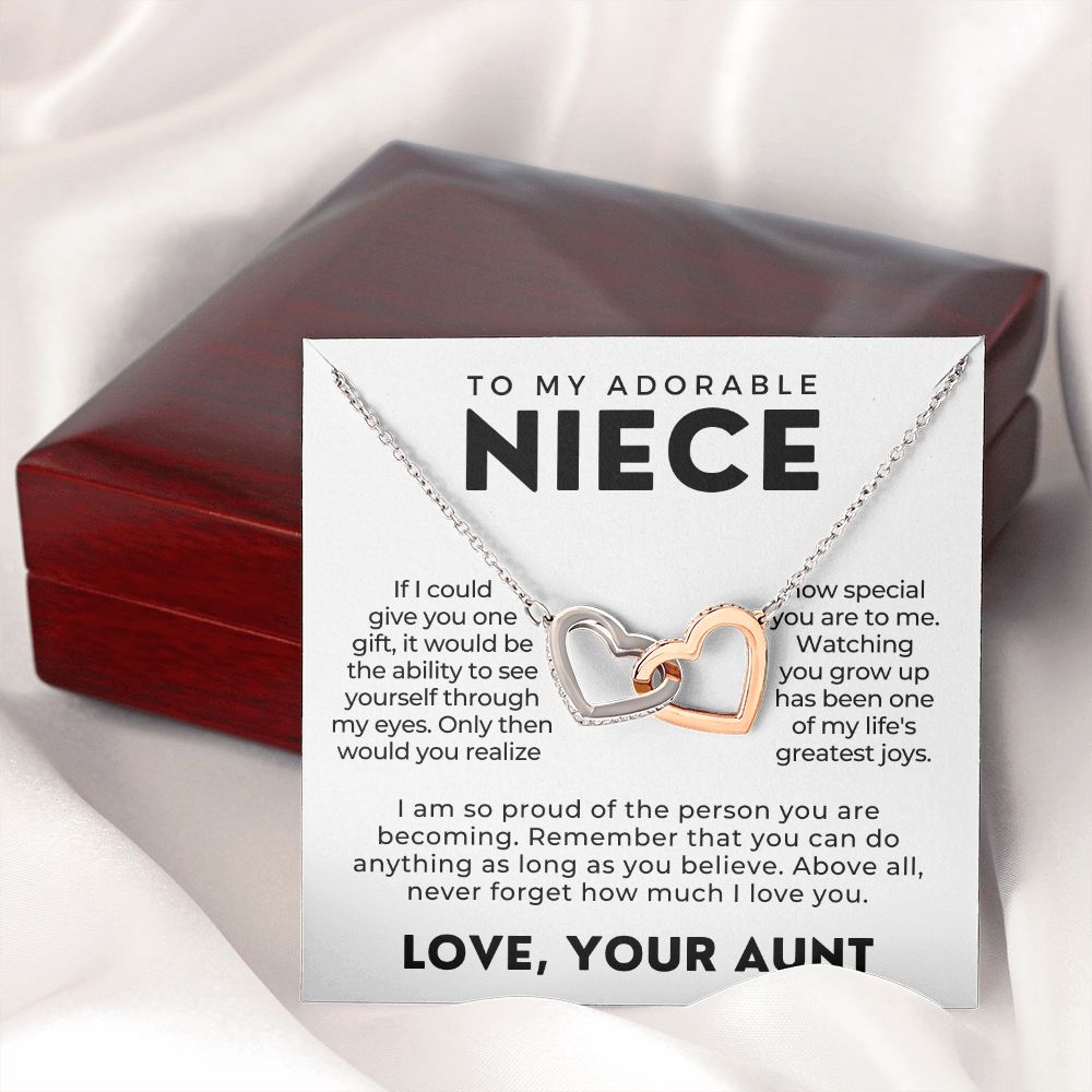 Niece Gift From Aunt | My Love Necklace 0628T9