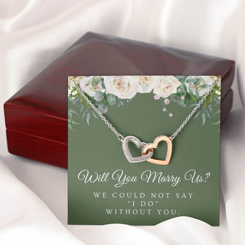 Officiant Proposal Gift | Marry Us Necklace 0589T4