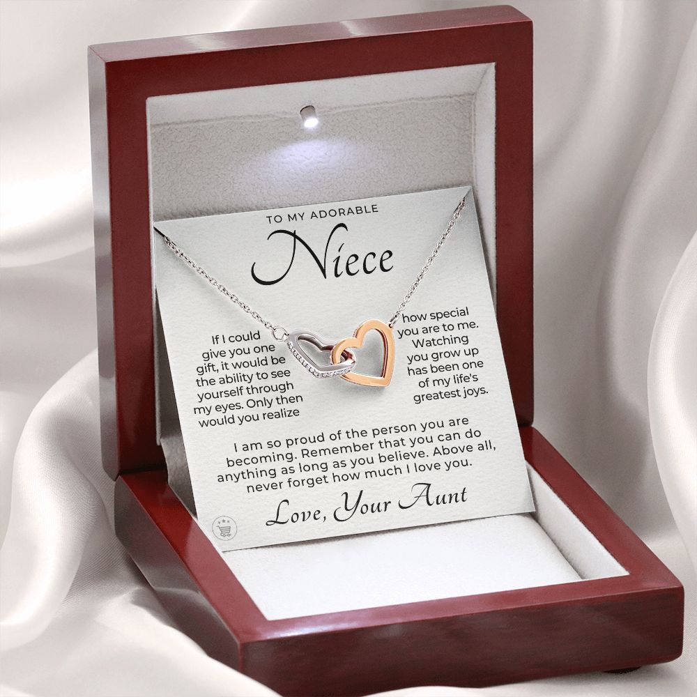 Niece Gift From Aunt | My Love Necklace 0628T5