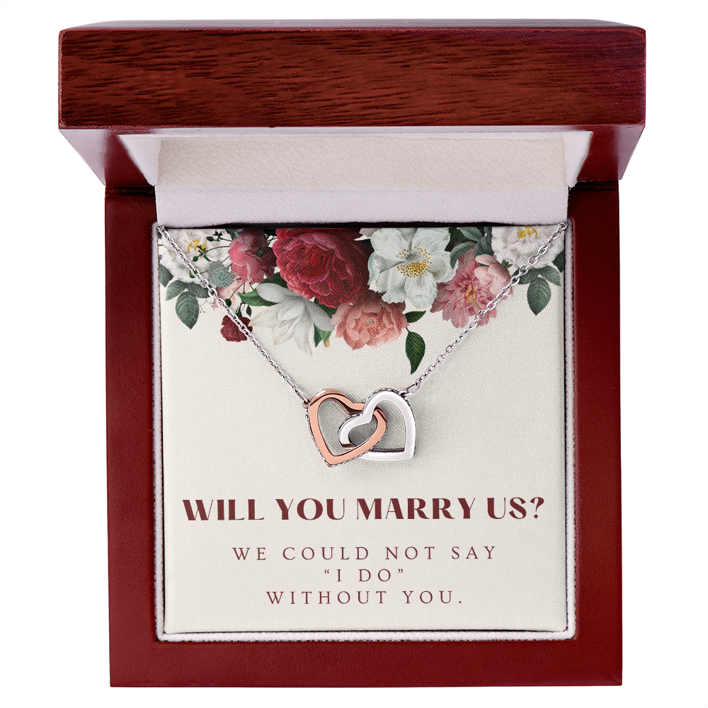 Officiant Proposal Gift | Marry Us Necklace 0589T5