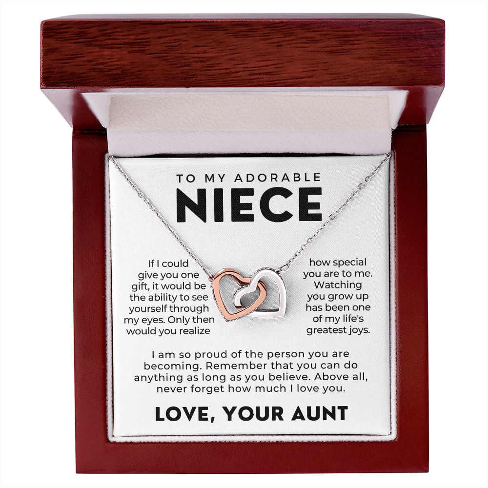 Niece Gift From Aunt | My Love Necklace 0628T9